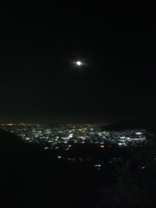 飯盛山の月
